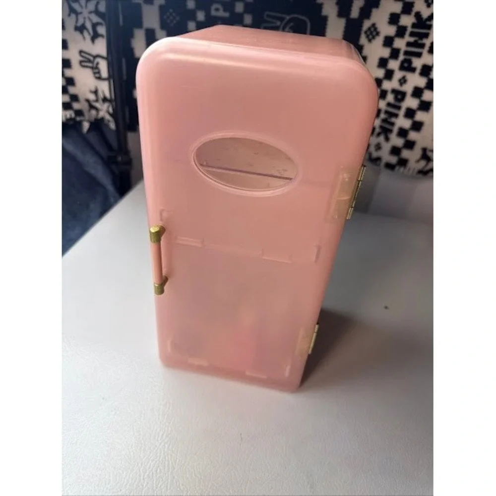 Our Generation Pink Doll Refrigerator with Food Accessories Retro StyleH18000-01